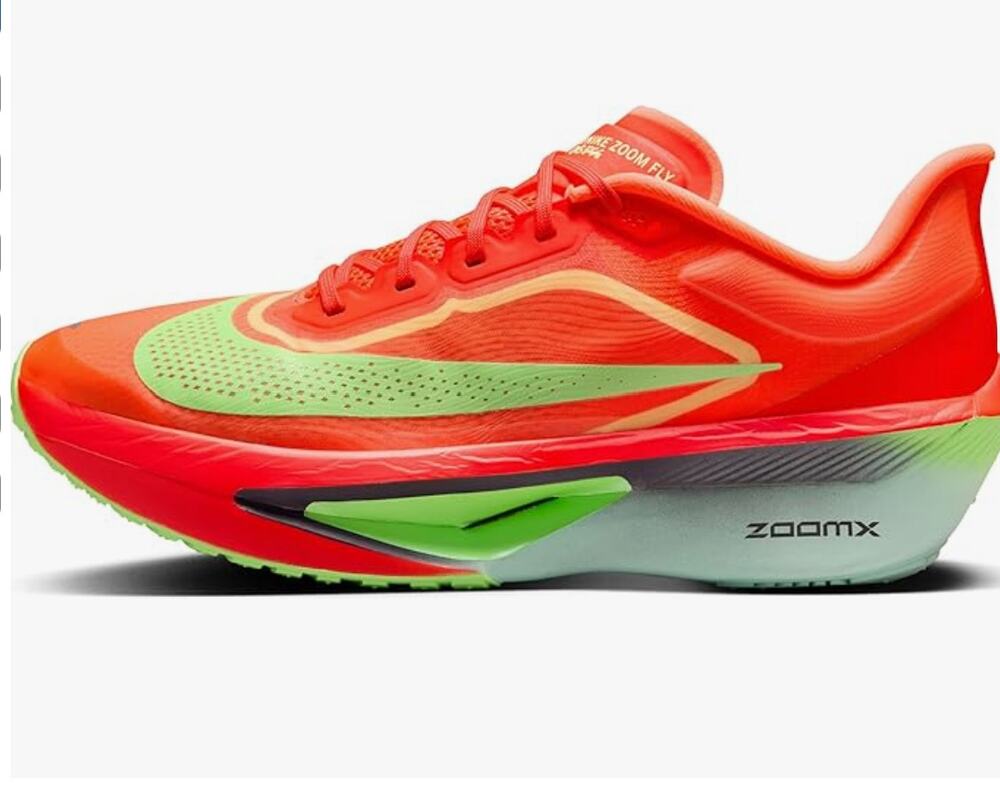 Nike Zoom Fly 6 Men's Road Racing Shoes (Crimson/Blast/Mint /Purple) Size 11.5